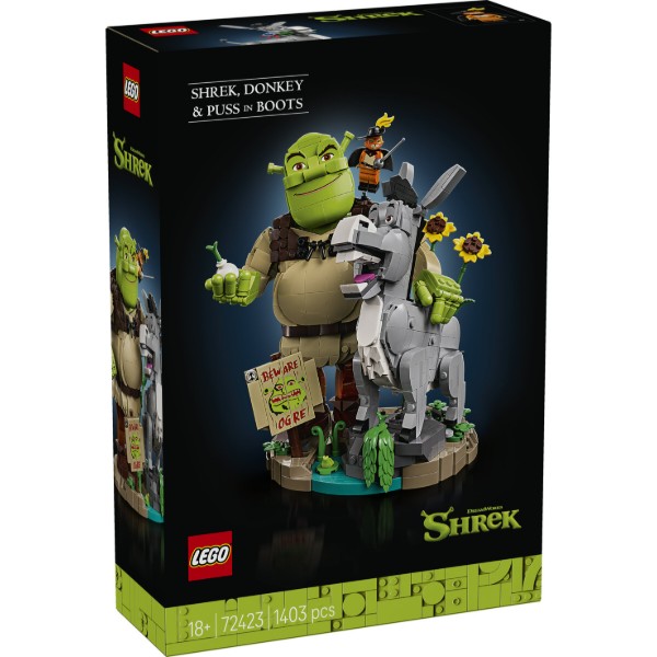 Фото - Конструктор LEGO Shrek Шрек, Осел и Кот в сапогах (72423)