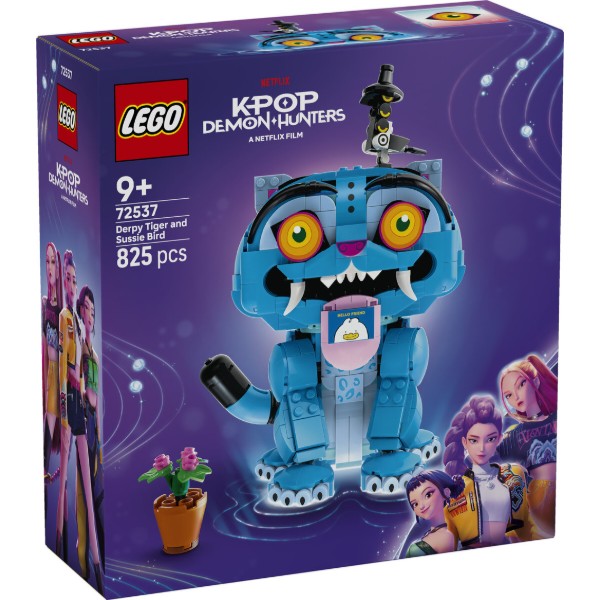 Фото - Конструктор LEGO KPop Demon Hunters Тигр Дерпи и птичка Сасси (72537)