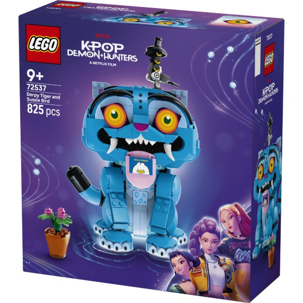 Фото - Конструктор LEGO KPop Demon Hunters Тигр Дерпи и птичка Сасси (72537)