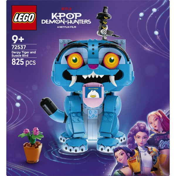 Фото - Конструктор LEGO KPop Demon Hunters Тигр Дерпи и птичка Сасси (72537)