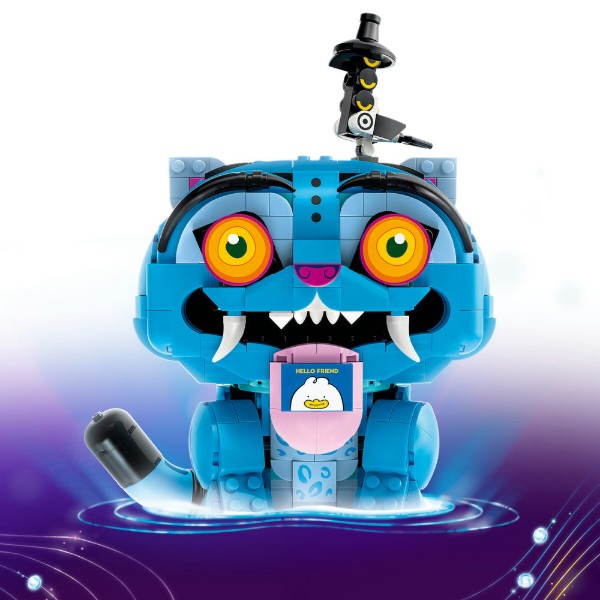Фото - Конструктор LEGO KPop Demon Hunters Тигр Дерпи и птичка Сасси (72537)