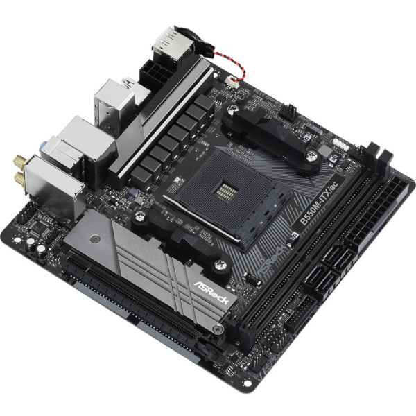 Фото - Материнська плата ASRock B550M-ITX/AC DDR4