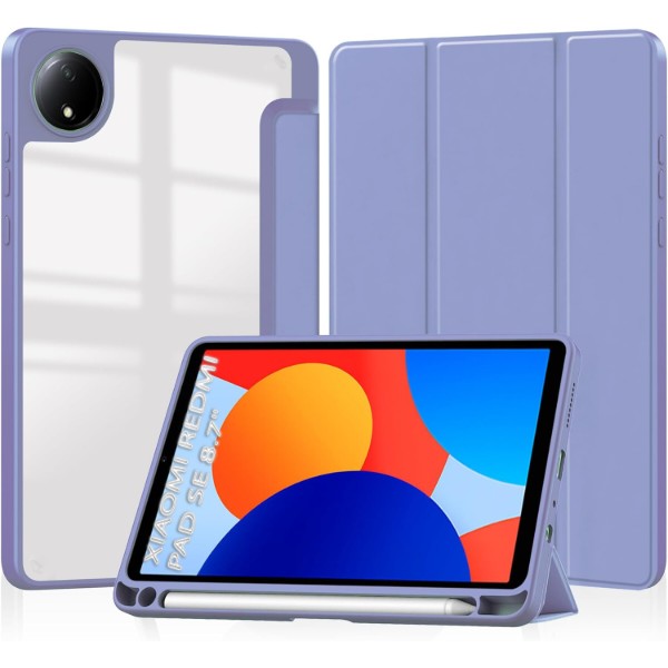 Фото - Чехол для планшета BeCover Soft Edge TPU с креплением для стилуса for Xiaomi Redmi Pad SE 8.7'' Purple (712571)