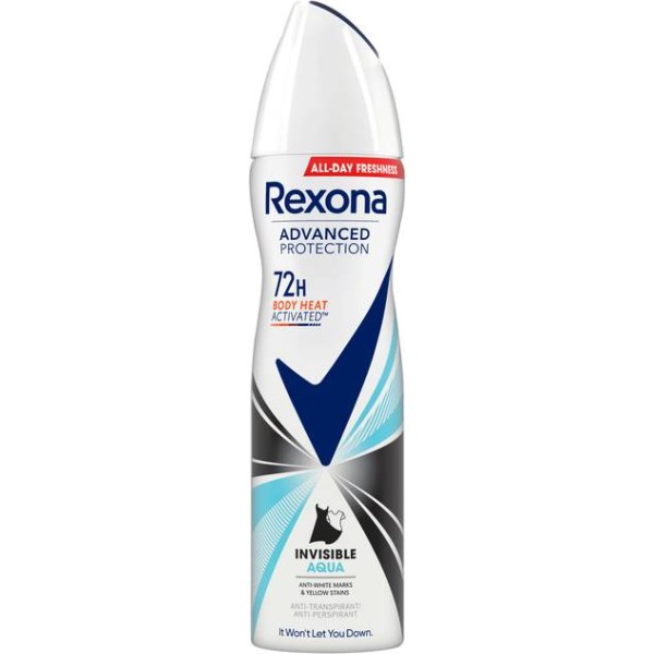 Фото - Дезодорант аерозольний Rexona Прозорий Кристал 72 години 150 мл
