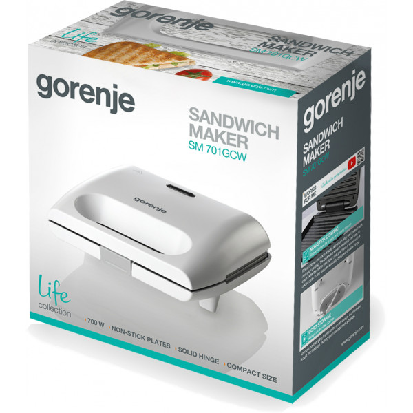 Фото - Бутербродниця Gorenje SM701GCW