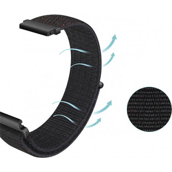 Фото - Ремінець для смарт-годинника BeCover Nike Style for Nokia/Withings Steel/Steel HR Yellow (705859)