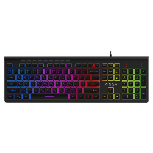 Фото - Клавіатура дротова Vinga KB-460 Black