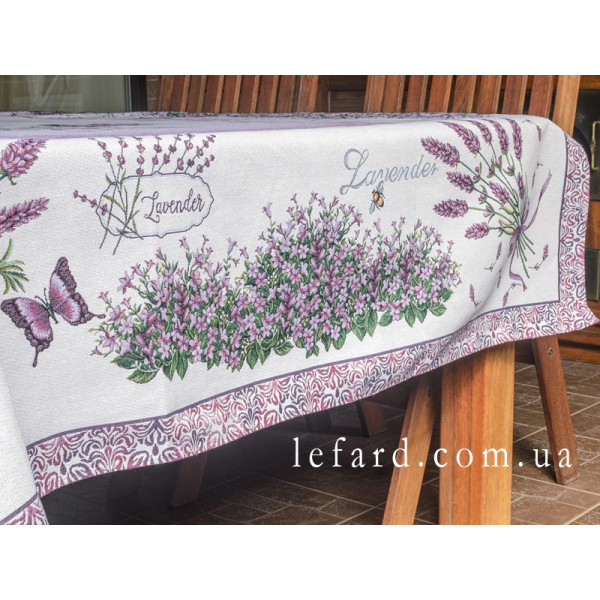 Фото - Скатертина квадратна Lefard Violette 100x100 см (732-026)