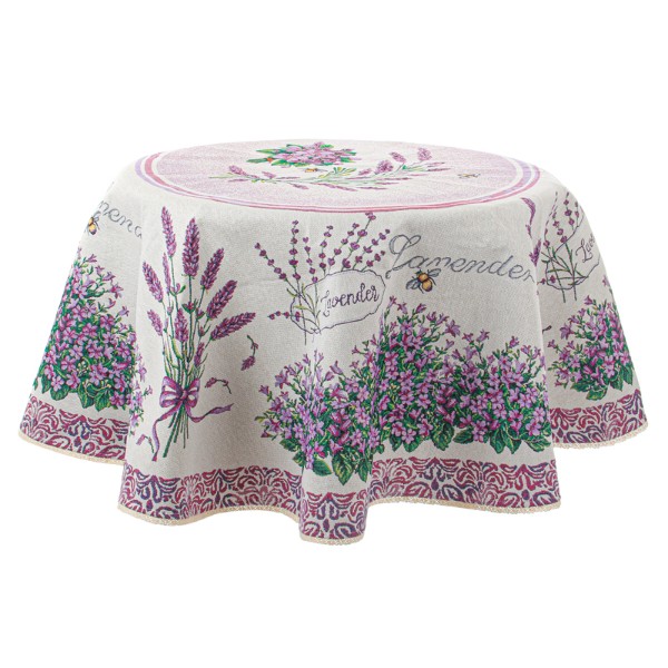 Фото - Скатерть круглая Lefard Violet 140x140 см (732-042) Фото - Скатерть круглая Lefard Violet 140x140 см (732-042)