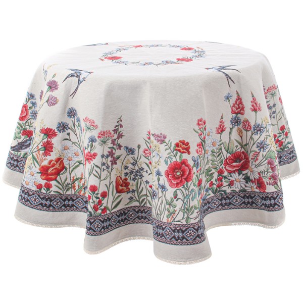 Фото - Скатерть круглая Lefard Chamomille140х140 см (732-043) Фото - Скатерть круглая Lefard Chamomille140х140 см (732-043)