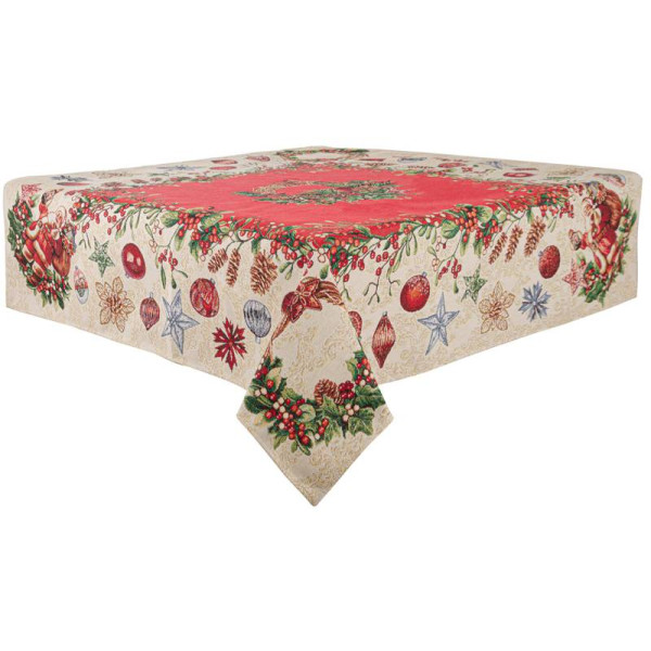 Фото - Скатерть квадратная Lefard гобелен Wink 140х140 см (732-068)