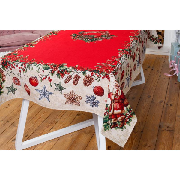 Фото - Скатерть квадратная Lefard гобелен Wink 140х140 см (732-068)