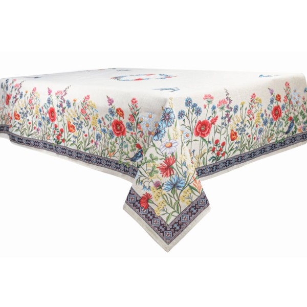 Фото - Скатерть прямоугольная Lefard Chamomille 140х320 см (732-174)
