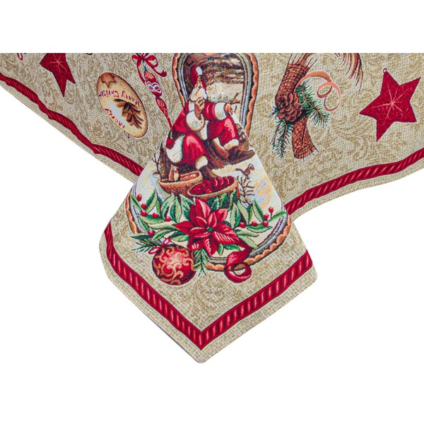 Фото - Скатерть прямоугольная Lefard Santa claus 140х260 см (732-183)