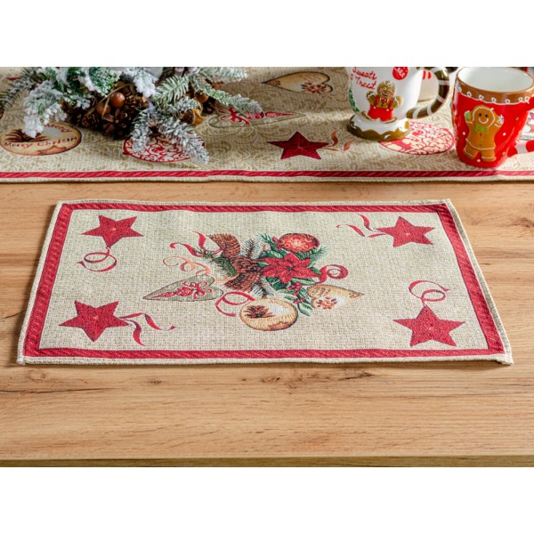 Фото - Салфетка для сервировки Lefard Santa claus 35x50 см (732-187)