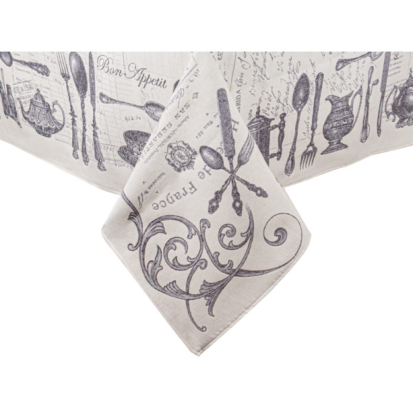 Фото - Скатертина прямокутна Lefard Cuberteria 140х300 см (732-301)