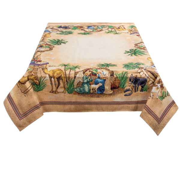 Фото - Скатертина прямокутна Lefard sagrada familia lurex 140х120 см (732-318)