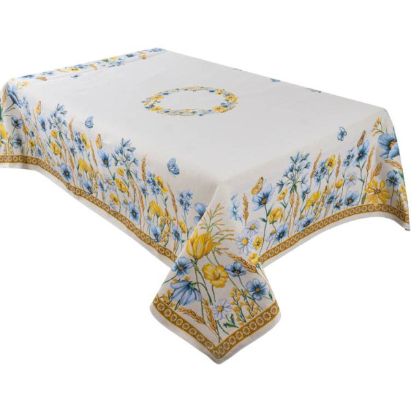 Фото - Скатертина прямокутна Lefard Колоски 140x220 см (732-344)