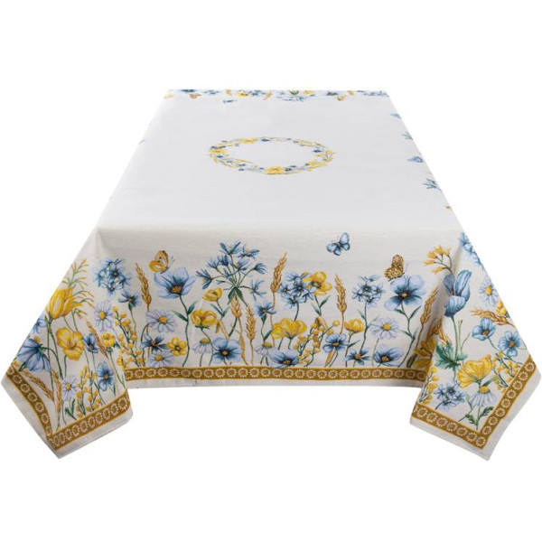 Фото - Скатертина прямокутна Lefard Колоски 140x220 см (732-344)