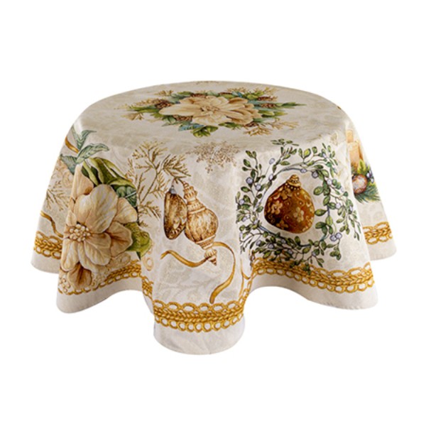 Фото - Скатертина кругла Lefard Candle 140 см (732-357)
