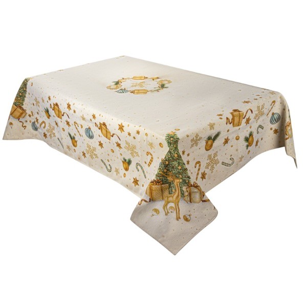 Фото - Скатерть прямоугольная Lefard Рождественская история/Baloo Lurex 140х180 см (732-378) Фото - Скатерть прямоугольная Lefard Рождественская история/Baloo Lurex 140х180 см (732-378)