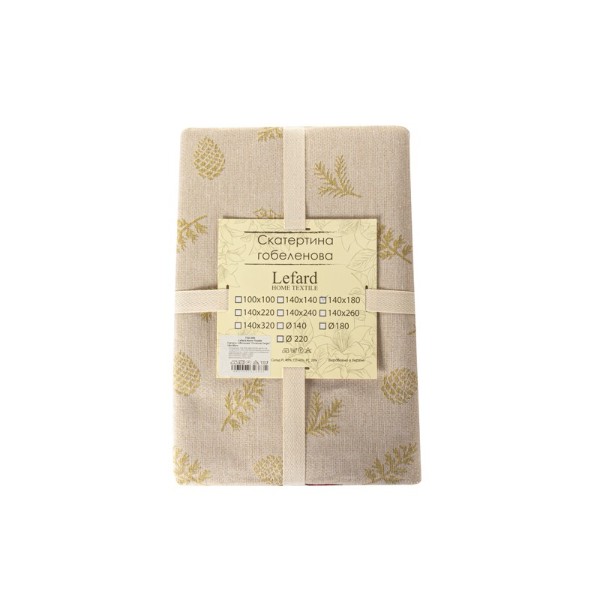 Фото - Скатерть прямоугольная Lefard Christmas Delight 140х180 см (732-383)