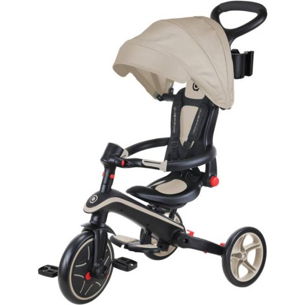 Фото - Трёхколёсный велосипед Globber EXPLORER TRIKE FOLDABLE 4в1 Песочный (732-466-2)