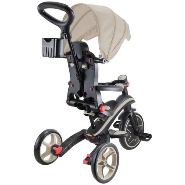 Фото - Трёхколёсный велосипед Globber EXPLORER TRIKE FOLDABLE 4в1 Песочный (732-466-2)