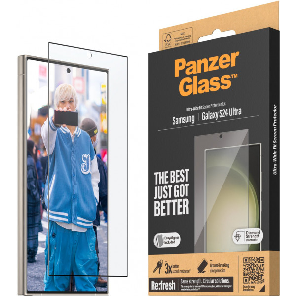 Фото - Уцінка - Захисне скло для смартфону PanzerGlass Samsung Galaxy S24 Ultra UWF wA (PG_7352)