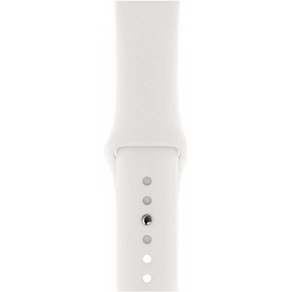 Фото - Смарт-часы Apple Watch Series 4 GPS 44mm Silver Aluminium Case with White Sport Band (MU6A2UA/A)