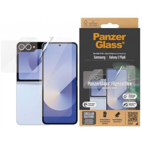 Фото - Захисне скло для смартфону PanzerGlass Protector Samsung Galaxy Z Flip6 Glass & Film (PG_7370)