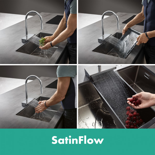 Фото - Кухонний змішувач Hansgrohe Aquno Select M81 (73837000)