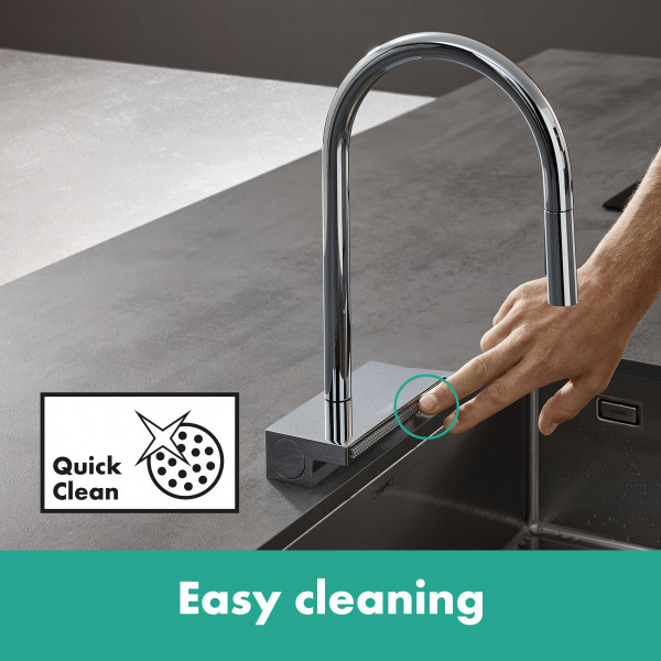 Фото - Кухонний змішувач Hansgrohe Aquno Select M81 (73837000)