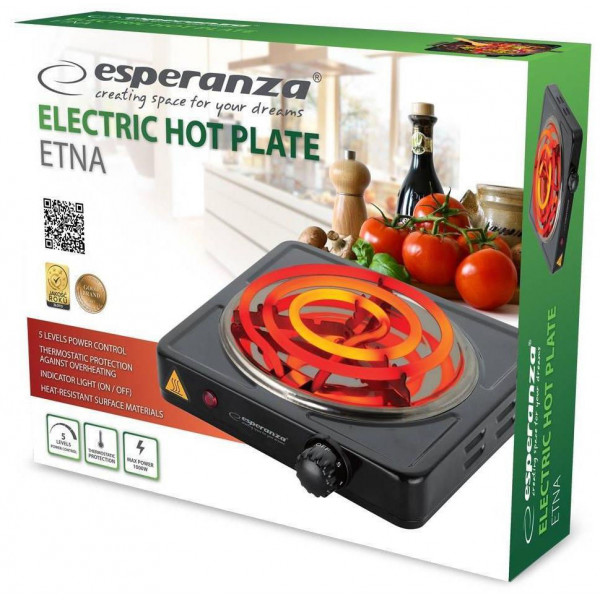 Фото - Плита электрическая настольная Esperanza EKH012K