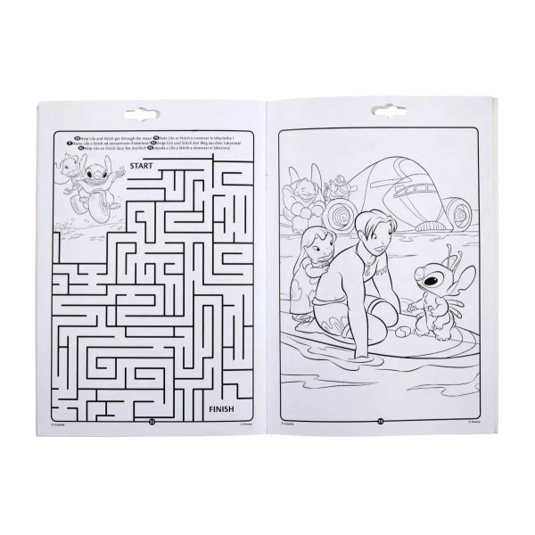 Фото - Раскраски Crayola Lilo & Stitch 32 стoр. 1 и 7 фломастеров (04-0865G)