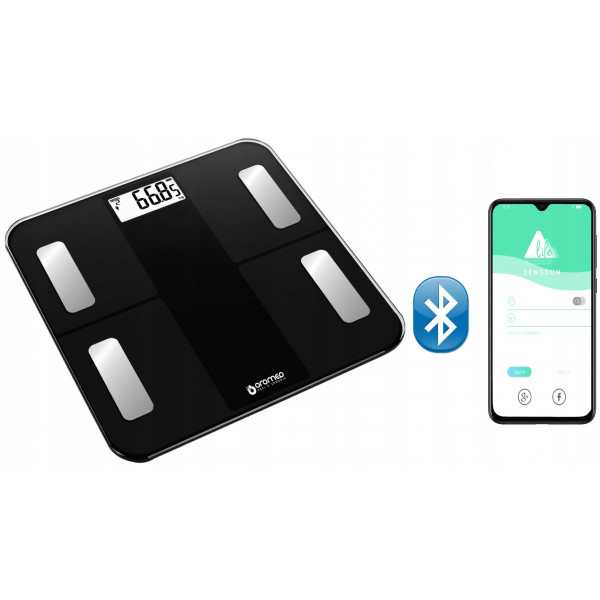 Фото - Ваги підлогові Oromed Bluetooth USB Black