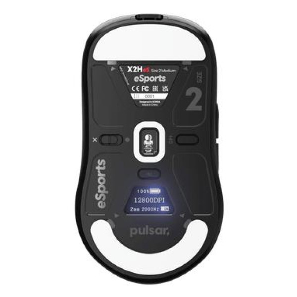 Фото - Миша бездротова Pulsar X2H eS Size2 4K Black (PX2HES21)