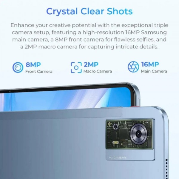 Фото - Планшет OUKITEL OT5S 12'' FHD 6/256GB Grey/Blue