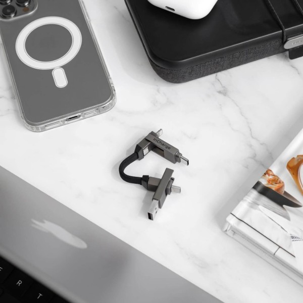 Фото - Кабель Rolling Square 6in1 inCharge 6, білий (SIX02R)