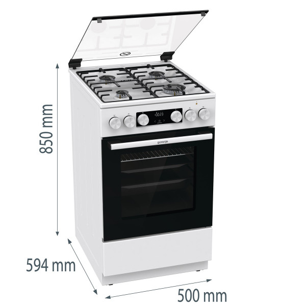 Фото - Плита газова Gorenje GK 5C61 WH