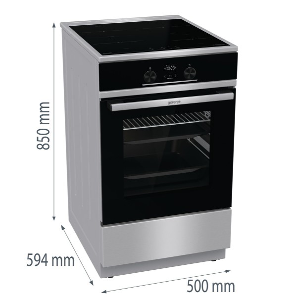 Фото - Плита електрична Gorenje GEITS5C70XPG