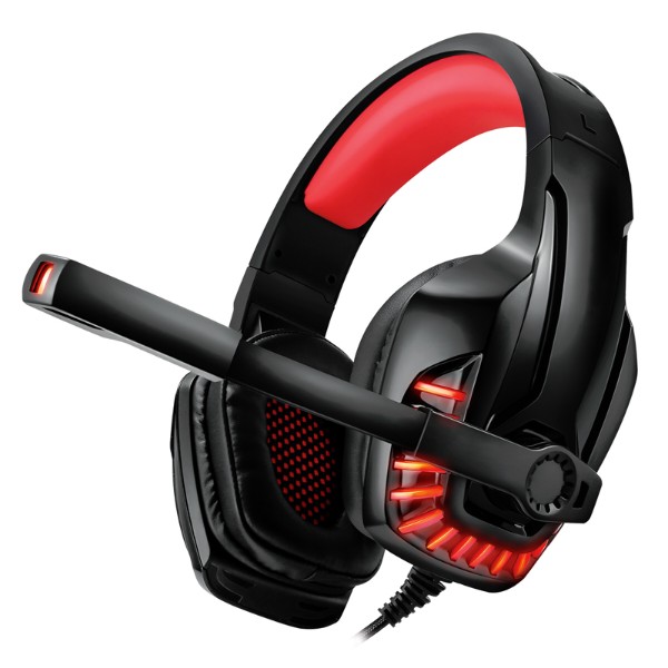 Фото - Гарнитура проводная игровая REAL-EL GDX-7650 Black/Red Фото - Гарнитура проводная игровая REAL-EL GDX-7650 Black/Red