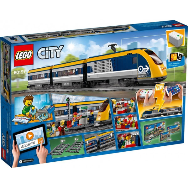Фото - Конструктор LEGO City Пасажирський поїзд (60197)