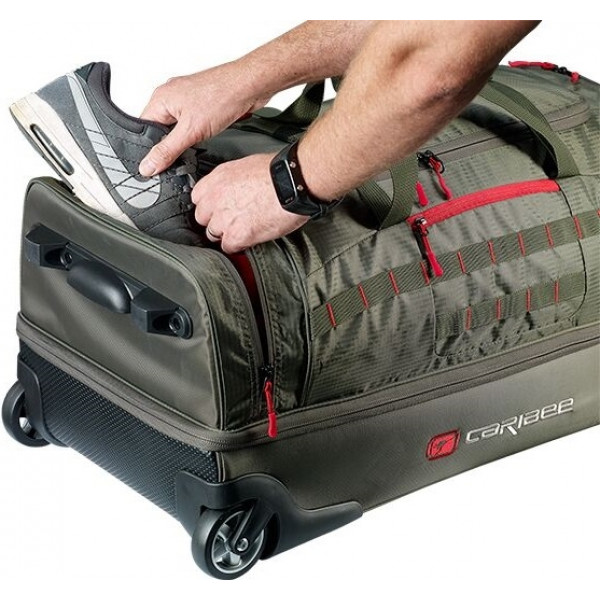 Фото - Сумка дорожня Caribee на колесах Scarecrow DX 75L (70cm) Forest Olive (924050)