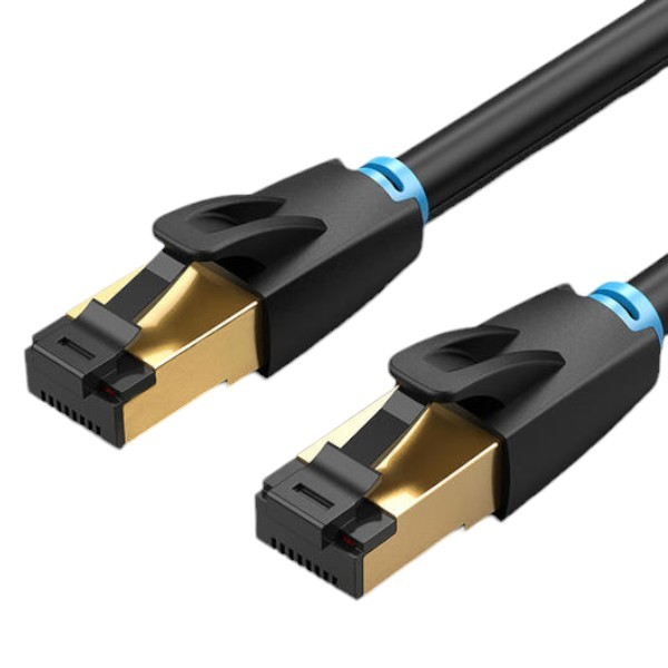 Фото - Кабель патч-корд Vention CAT 8 SFTP Ethernet, 1.5 m Black (IKABG)