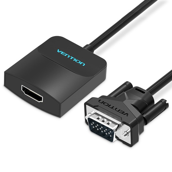 Фото - Перехідник Vention VGA-HDMI 0.2 m(ACNBB)