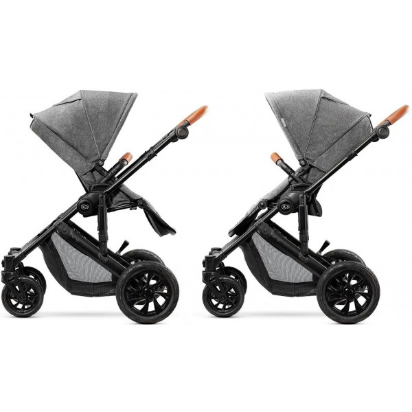 Фото - Коляска универсальная 2 в 1 Kinderkraft Prime Gray + MommyBag (KKWPRIMGRMB200)