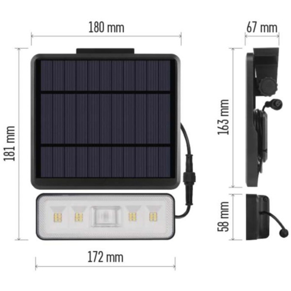 Фото - Светодиодный прожектор EMOS ZG112S 1300 лм IP54 4000K PIR