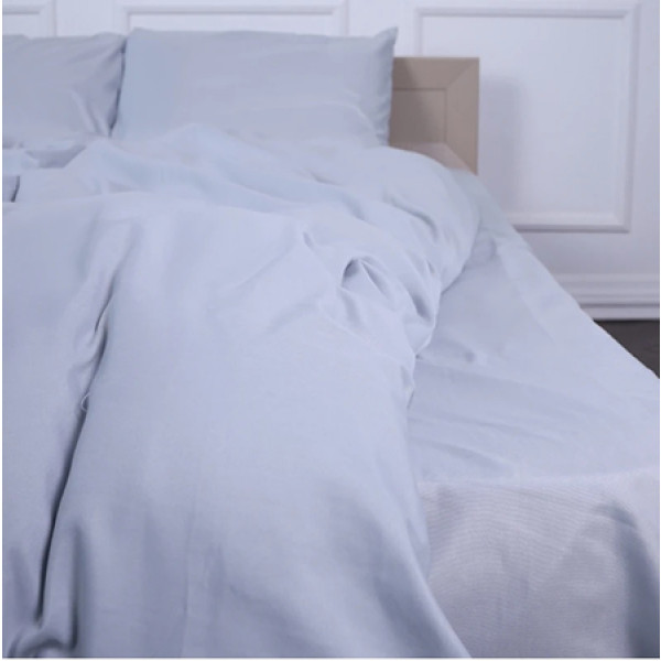 Фото - Простирадло двоспальне MirSon Soft Elegance №14-4102 Glacier Gray 180х190 см (2200010912104) Фото - Простирадло двоспальне MirSon Soft Elegance №14-4102 Glacier Gray 180х190 см (2200010912104)