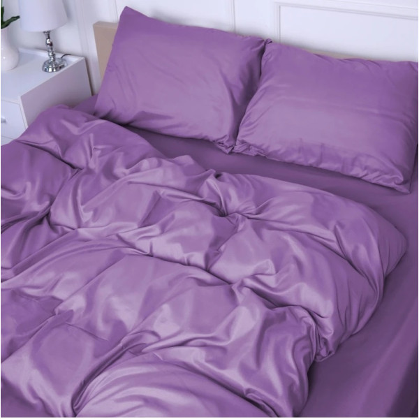 Фото - Простынь двуспальная MirSon Soft Elegance №16-3310 Lavander Herb 180х200 см (2200010914191)